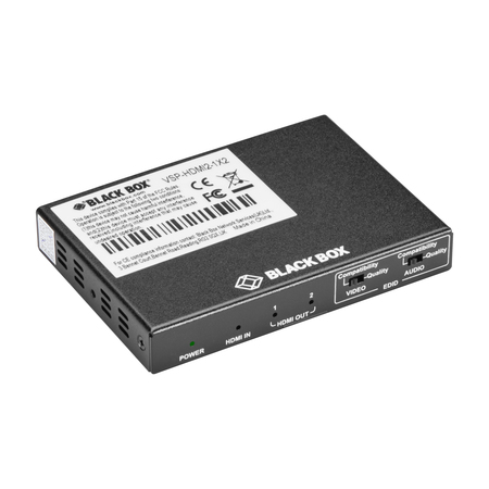 BLACK BOX Hdmi 2.0 4K60 Splitter - 1X2 VSP-HDMI2-1X2